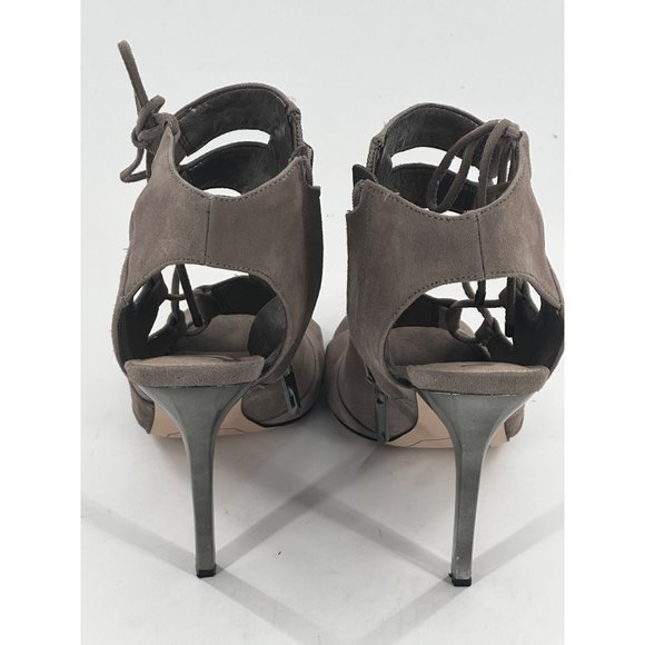 SAM EDELMAN PALMA ANKLE BOOTIE HIGH HEEL SUEDE SANDAL SIZE 8 - Picture 4 of 5